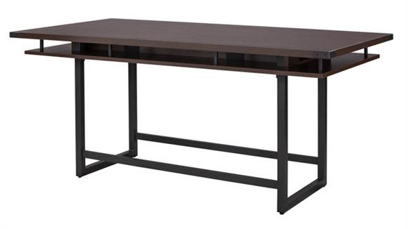 8ft Conference Table, Standing-Height