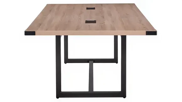 Conference Table 8ft W x 48in D with Grommets