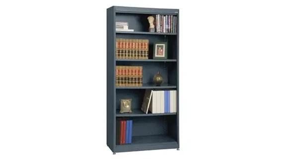 Bookcase 36in W x 18in D x 72in H with Raised Bottom Shelf