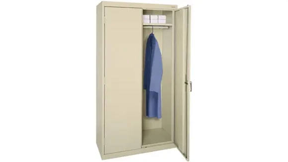 Wardrobe Cabinet 36w X 24d X 72h Garment Rod