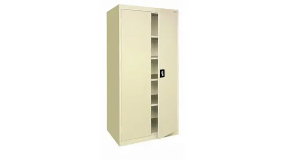 Storage Cabinet 46in W x 24in D x 72in H with 4 Adjustable Shelves