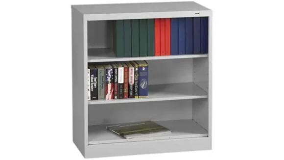 Bookcase 36in W x 18in D x 42in H with Durable Welded Construction