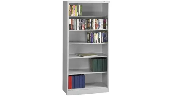 Bookcase 36in W x 18in D x 84in H with Durable Welded Construction
