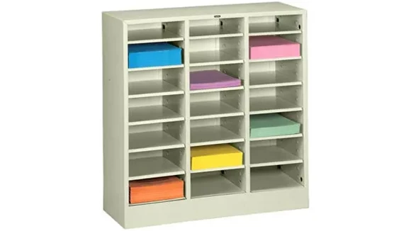 Letter Size Literature Sorter 31in W x 12in D x 33in H