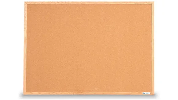 72in x 36in Oak Framed Corkboard
