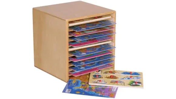 Table Top Puzzle Rack