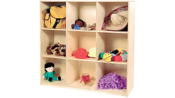 Deep 9-Cubby Storage