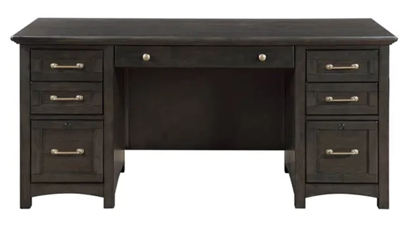 66in x 27in Double Pedestal Desk