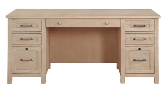 66in x 27in Double Pedestal Desk