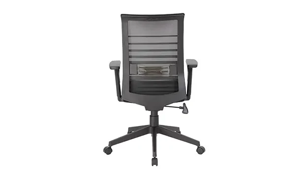 Black Mesh Back View