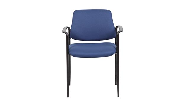 Blue Fabric Front View