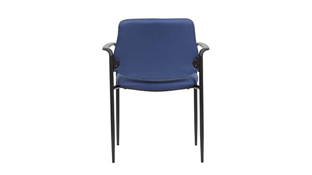 Blue Fabric Back View