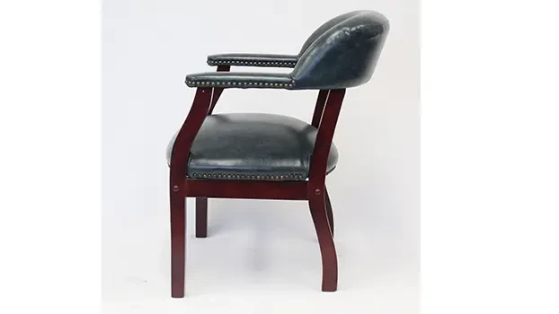 Blue Vinyl Side View