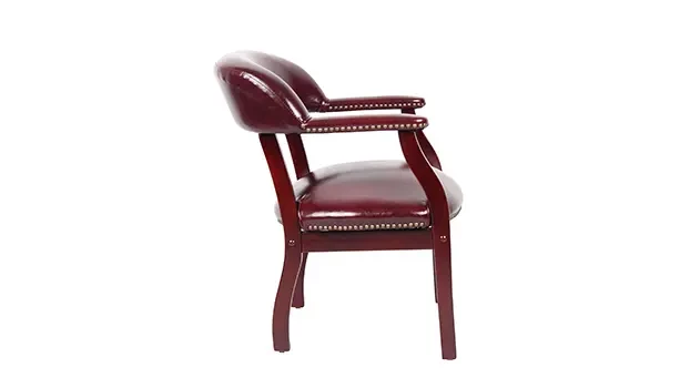 Oxblood Vinyl Side View