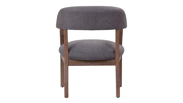 Slate Gray Fabric Back View