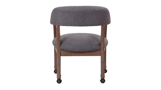 Slate Gray Fabric Back View