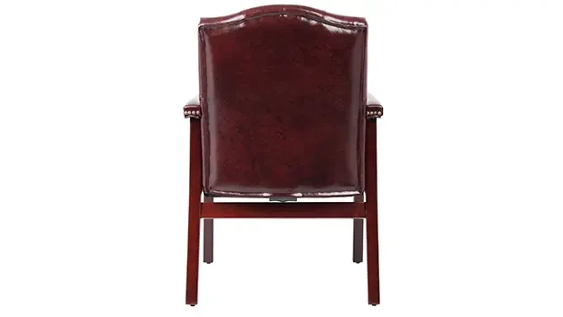 Oxblood Vinyl Back View