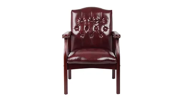 Oxblood Vinyl Front View