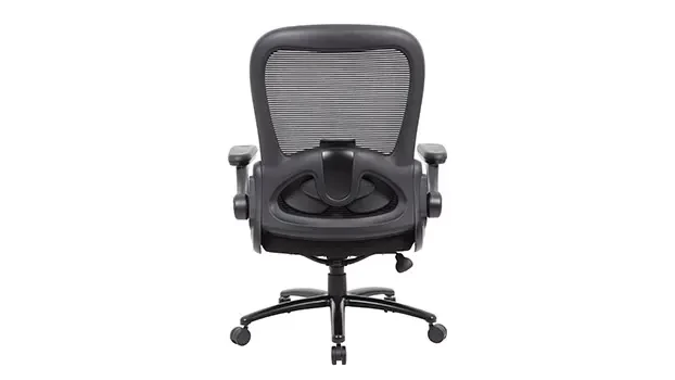 Heavy Duty Flip Arm Mesh Task Chair Back View