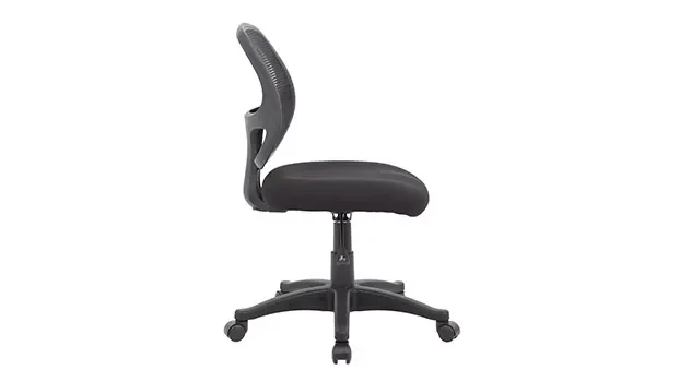 Armless Mesh Task Chair Side View