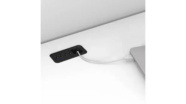 USB Cord Management Detail