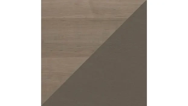 Ash Gray Laminate / Washed Gray Leather Chair