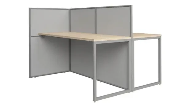 Natural Elm / Gray Fabric Panels