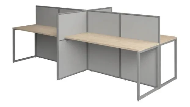 Natural Elm / Gray Fabric Panels