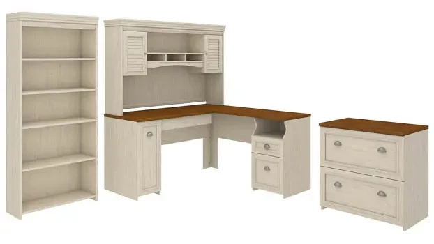 Antique White / Tea Maple