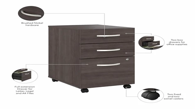 Mobile File Cabinet Details