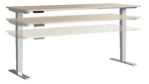 Natural Elm/Silver Base