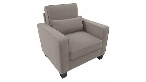 Beige Herringbone Fabric