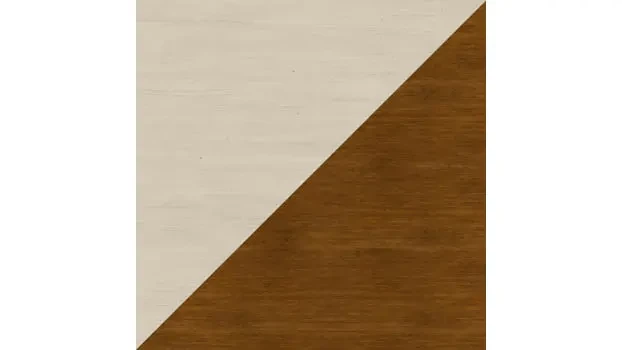 Antique White/Tea Maple