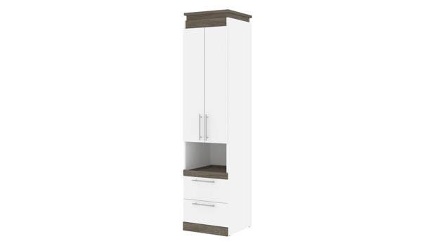 White & Walnut Gray