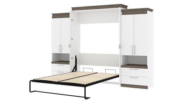 White & Walnut Gray
