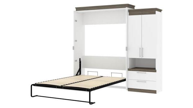 White & Walnut Gray
