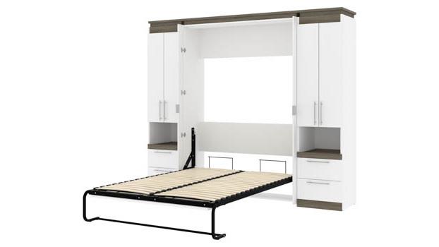 White & Walnut Gray