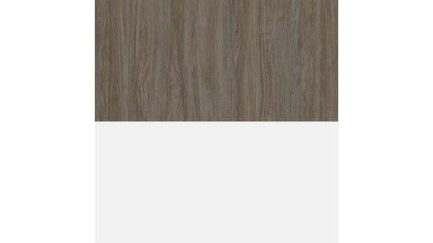 Walnut Gray & White