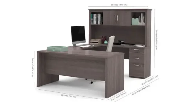 U-Desk Dimensions