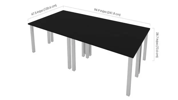 Dimensions (All 4 Desks Together)
