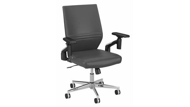 Dark Gray Leather
