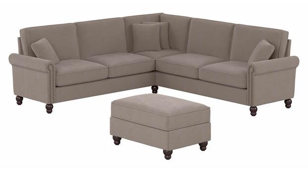 Tan Microsuede Fabric