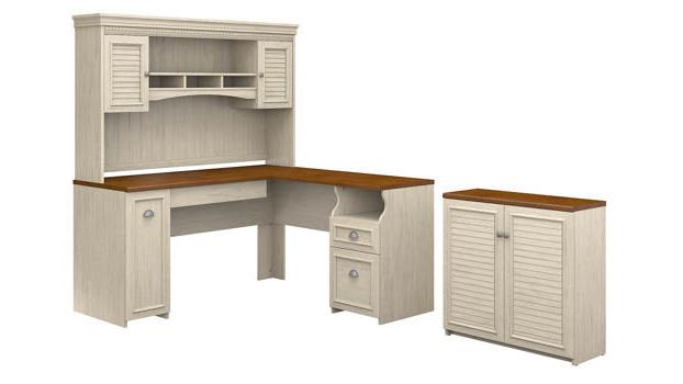 Antique White / Tea Maple