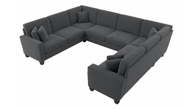 Dark Gray Microsuede Fabric