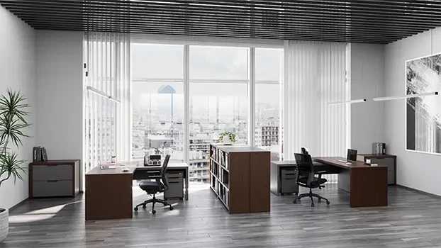 3 shelf bookcases as room dividers