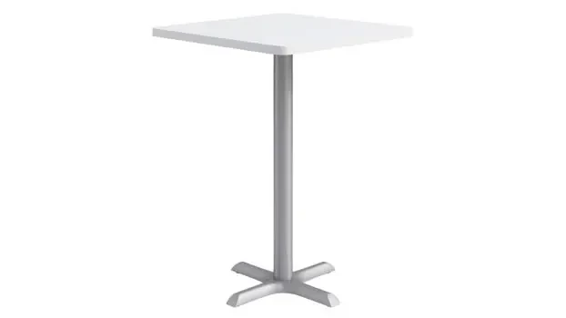 Silver base / Designer White top