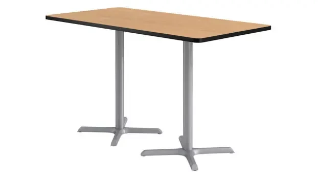 Silver base / Natural top