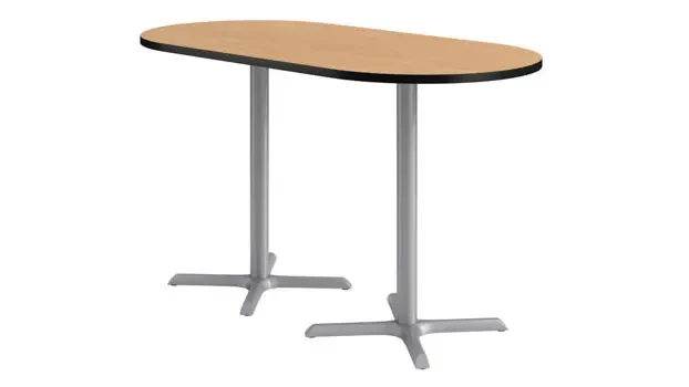 Silver base / Natural top