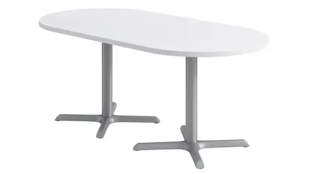 Silver base / Designer White top