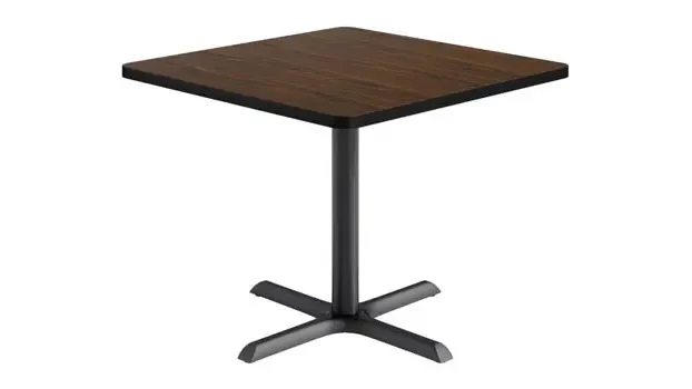 Black base / Walnut top